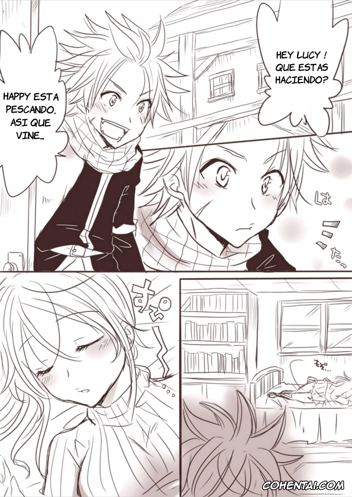Fairy Tail porno, Lucy Heartfilia porno, Natsu Dragneel porno, Karyuu no Itazura (Fairy Tail), pagina 2