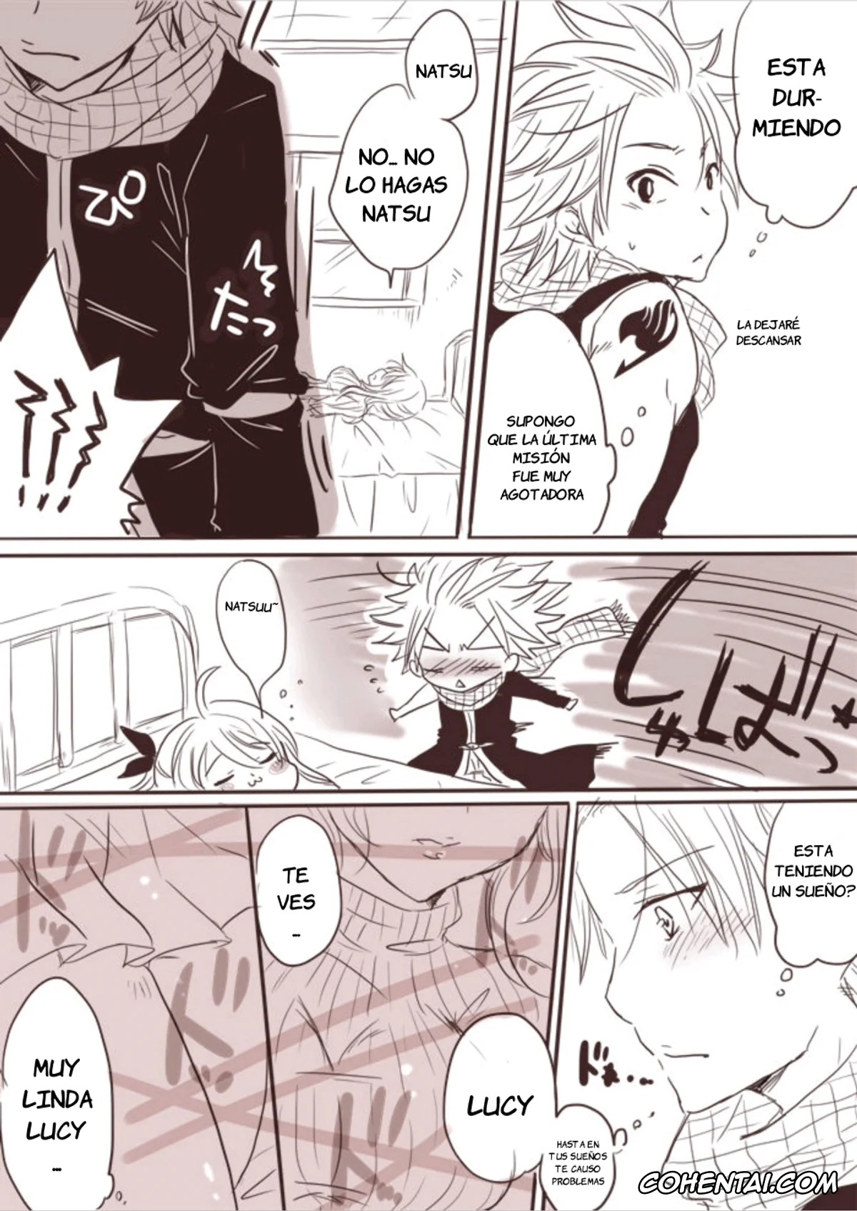 Fairy Tail hentai, Lucy Heartfilia hentai, Natsu Dragneel hentai, Karyuu no Itazura (Fairy Tail), pagina 3
