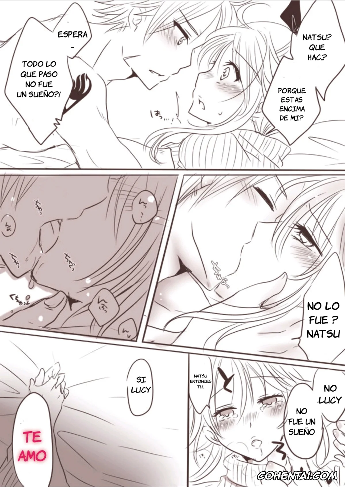 Fairy Tail porno, Lucy Heartfilia porno, Natsu Dragneel porno, Karyuu no Itazura (Fairy Tail), pagina 8