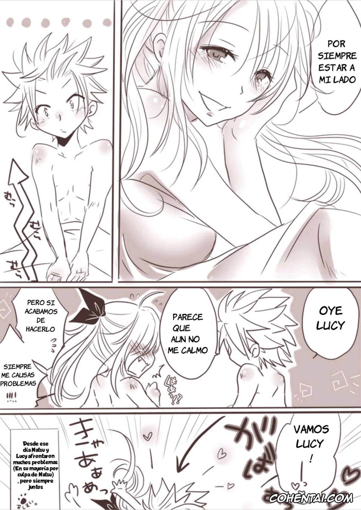 Fairy Tail porno, Lucy Heartfilia porno, Natsu Dragneel porno, Karyuu no Itazura (Fairy Tail), pagina 14
