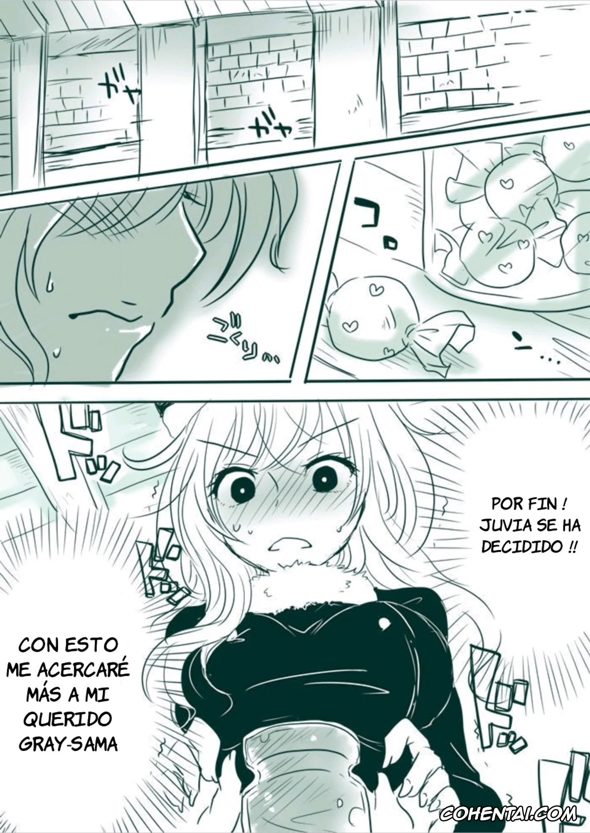 Fairy Tail porno, Lucy Heartfilia porno, Natsu Dragneel porno, Candy★Panic (Fairy Tail), pagina 2