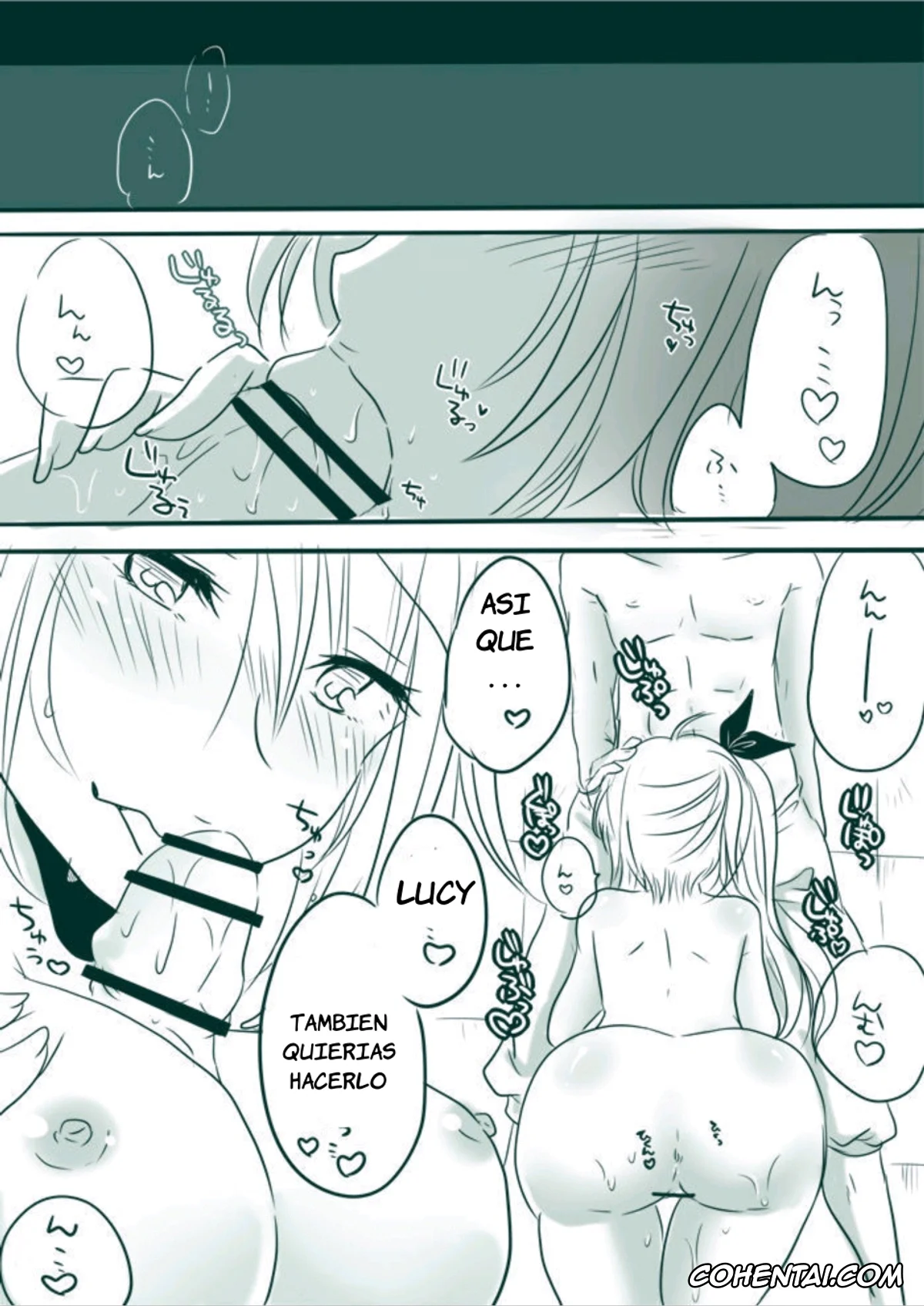 Fairy Tail porno, Lucy Heartfilia porno, Natsu Dragneel porno, Candy★Panic (Fairy Tail), pagina 8