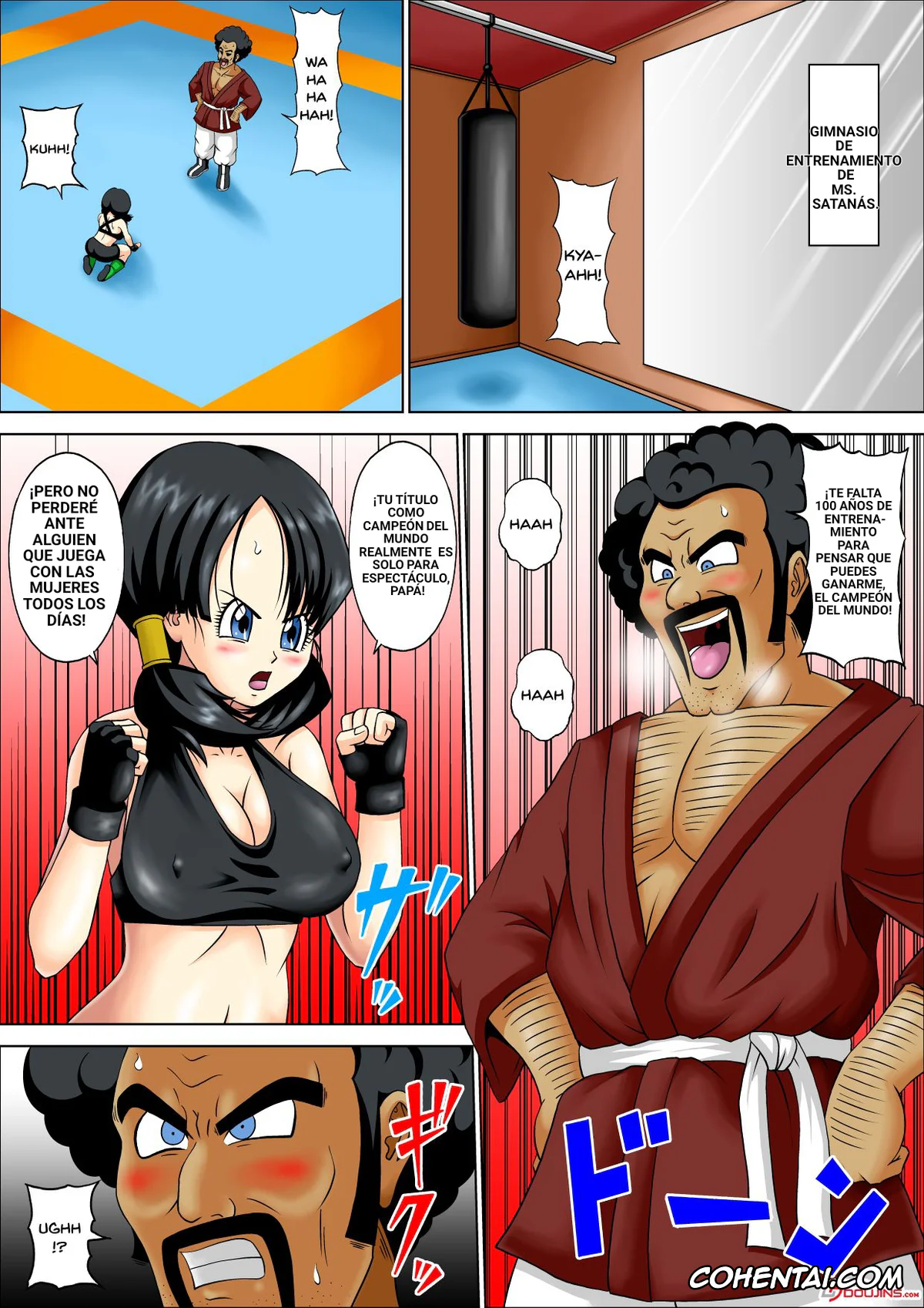 Dragon Ball Z porno, Mister Satan porno, Son Gohan porno, Videl porno, SPARRING FUCK (Dragon Ball Z), pagina 2