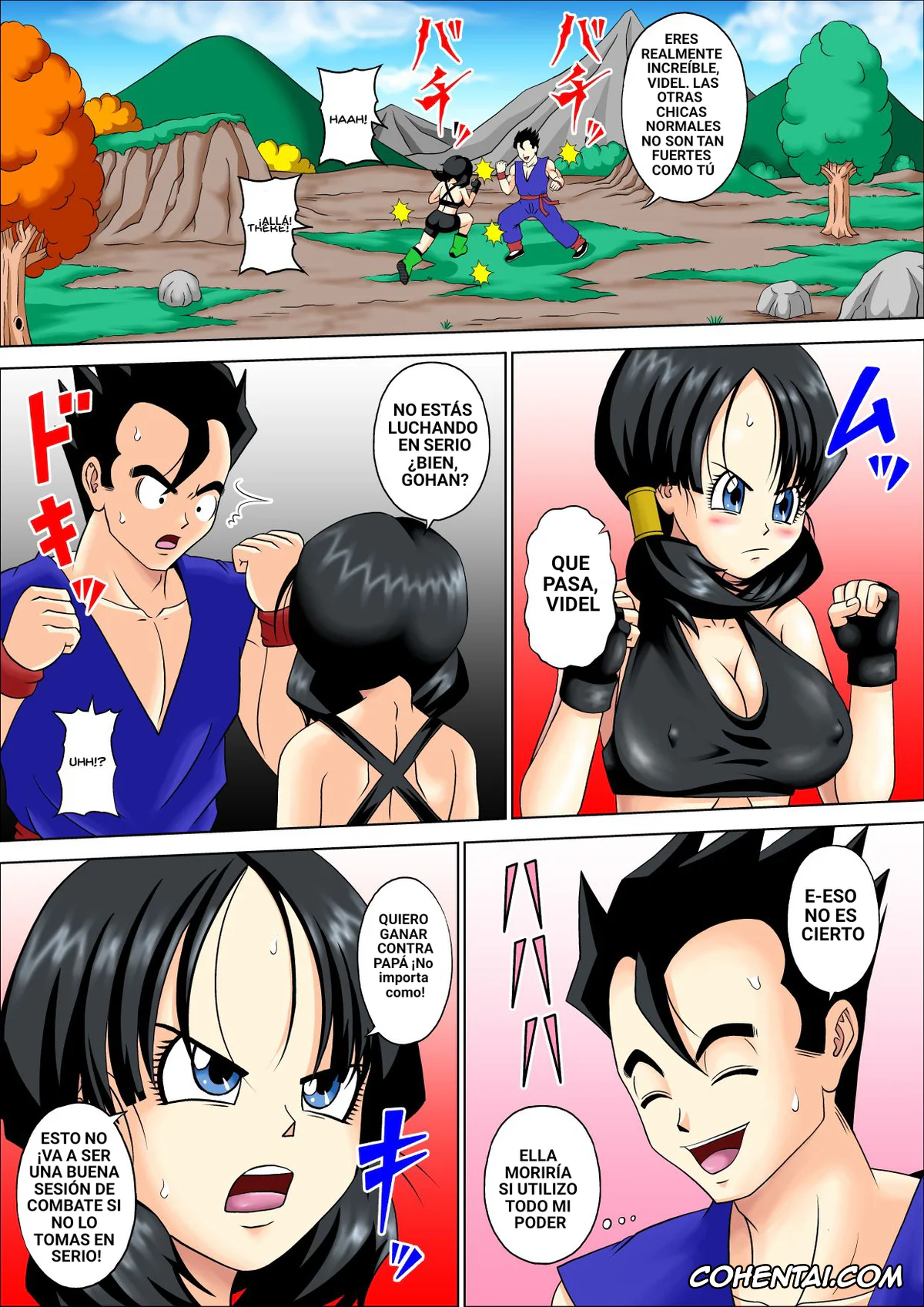 Dragon Ball Z porno, Mister Satan porno, Son Gohan porno, Videl porno, SPARRING FUCK (Dragon Ball Z), pagina 11