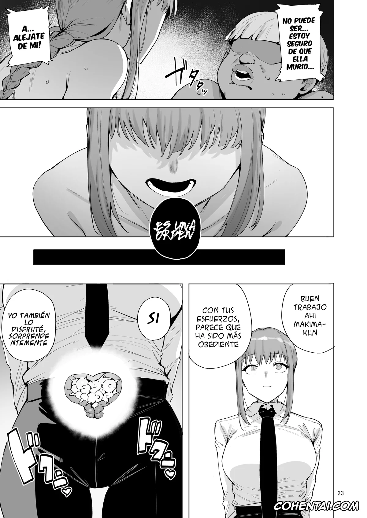 Chainsaw Man hentai, Makima hentai, Makima VS Chinpo no Akuma (Chainsaw Man), pagina 24
