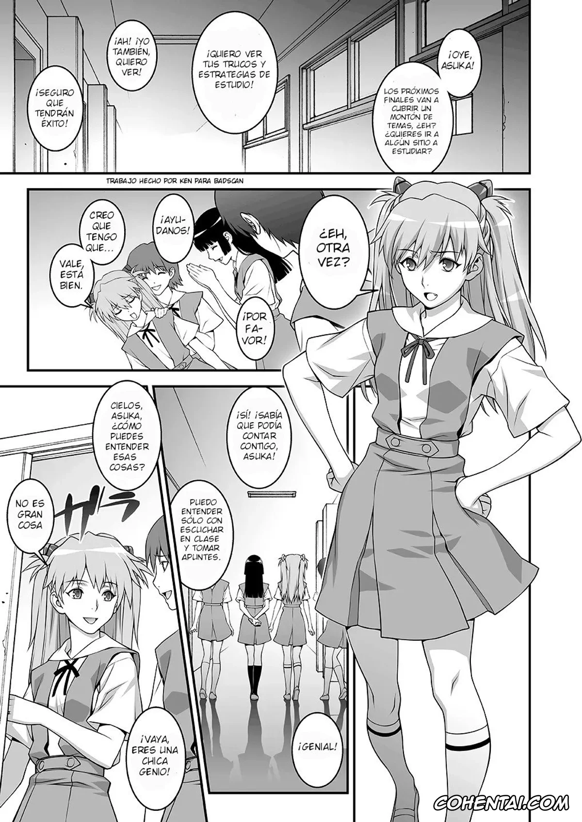 Neon Genesis Evangelion xxx, Asuka Langley Soryu xxx, IQ200 no Nikubenki (Neon Genesis Evangelion), pagina 4
