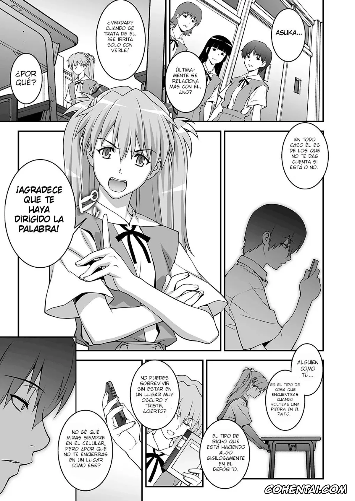 Neon Genesis Evangelion hentai, Asuka Langley Soryu hentai, IQ200 no Nikubenki (Neon Genesis Evangelion), pagina 6