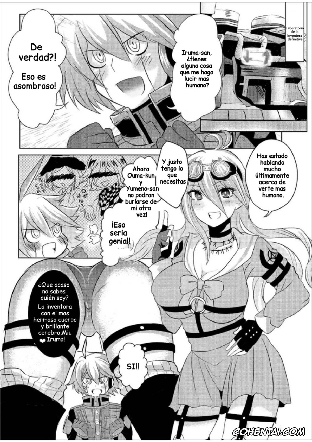 Danganronpa xxx, K1-b0 xxx, Miu Iruma xxx, Omachi Kudasai Iruma-san!! (New Danganronpa V3), pagina 4