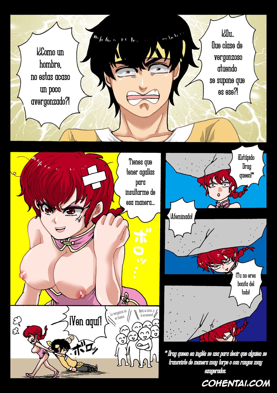 Ranma 1/2 porno, Ranma Saotome porno, Ryoga Hibiki porno, Onna no ko kaitaku (Ranma 1/2), pagina 5
