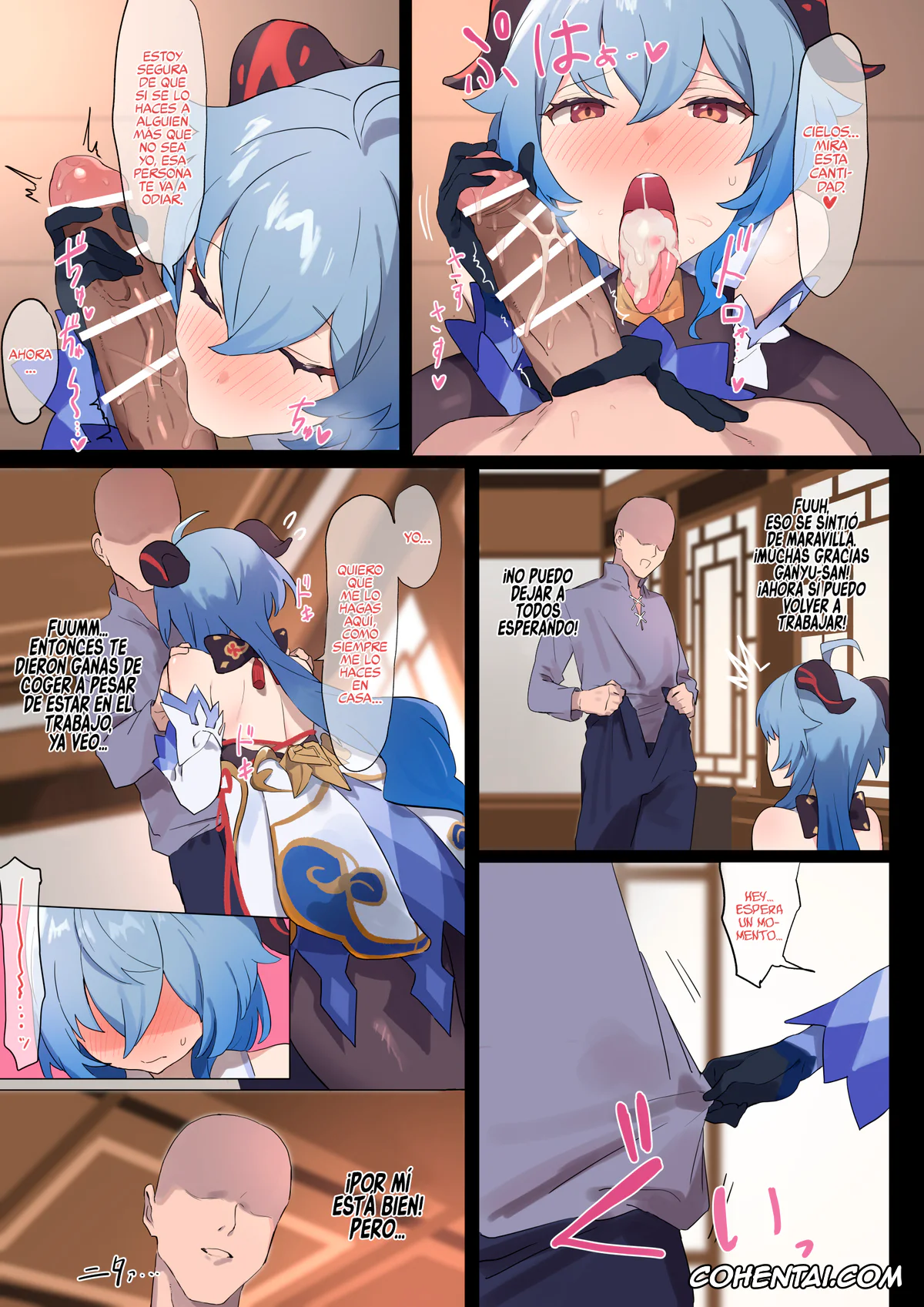 Genshin Impact hentai, Ganyu hentai, Ganyu no Ecchi na Manga (Genshin Impact), pagina 3
