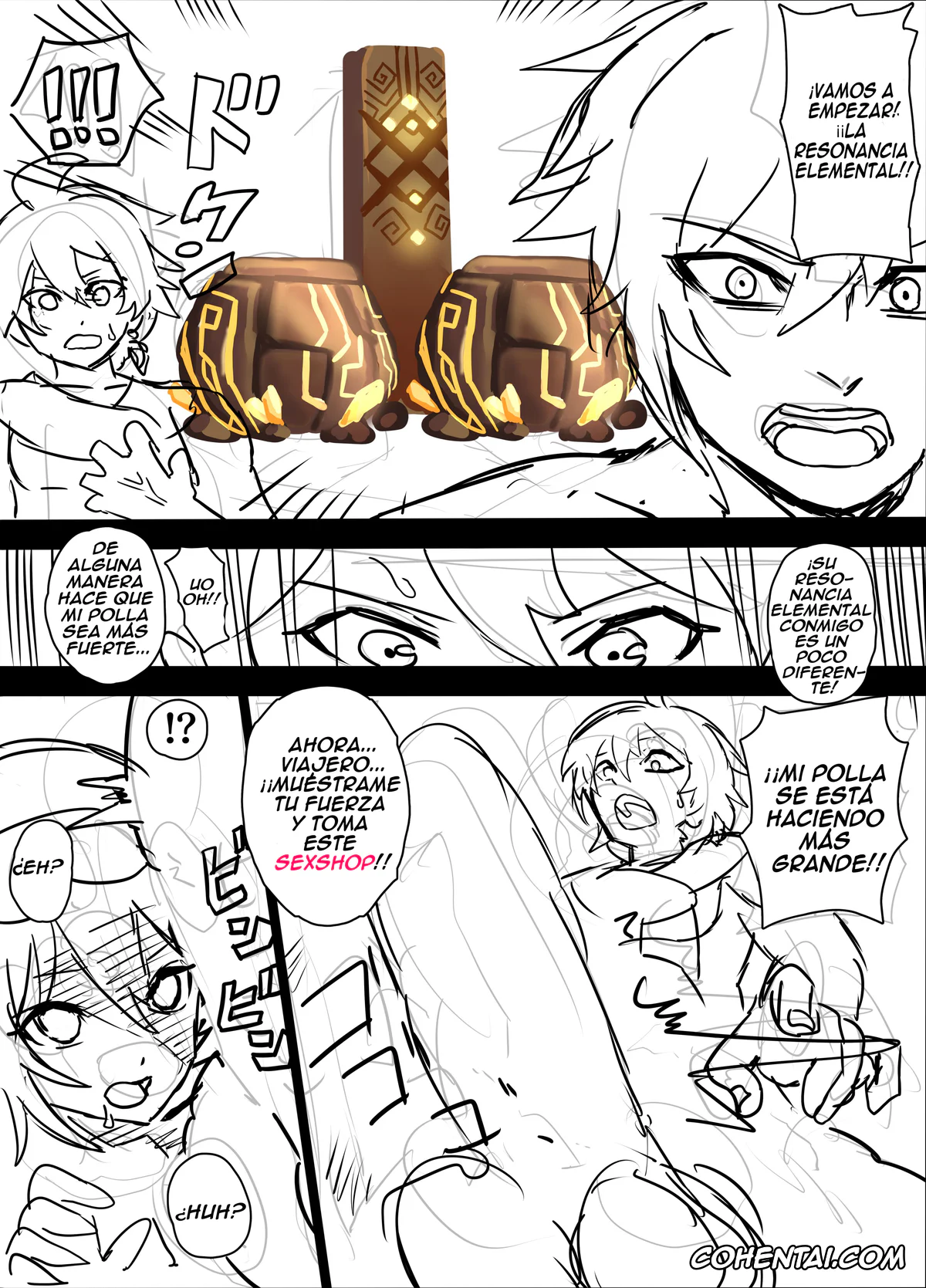 Genshin Impact xxx, Aether xxx, Eula Lawrence xxx, Fischl xxx, Ganyu xxx, Genshin Paradise (Genshin Impact), pagina 46