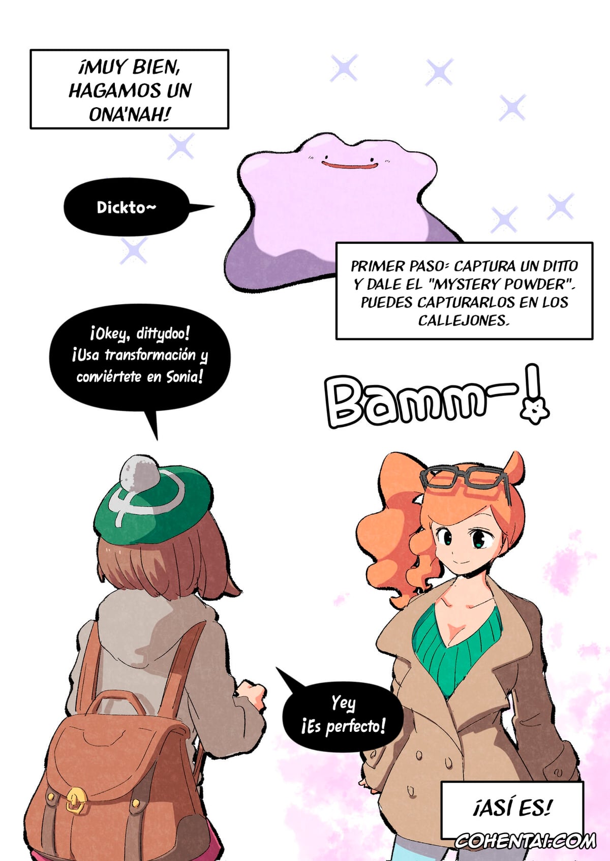 Pokemon | Pocket Monsters hentai, Ditto hentai, Gloria hentai, Sonia hentai, Introducing! Gallar’s new Pokemon, Ona’nah! (Pokemon), pagina 3