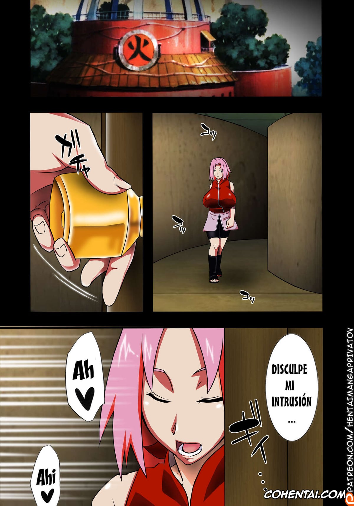 NARUTO porno, Naruto Uzumaki porno, Sakura Haruno porno, Shizune porno, Tsunade porno, Konoha Saboten (Naruto), pagina 2