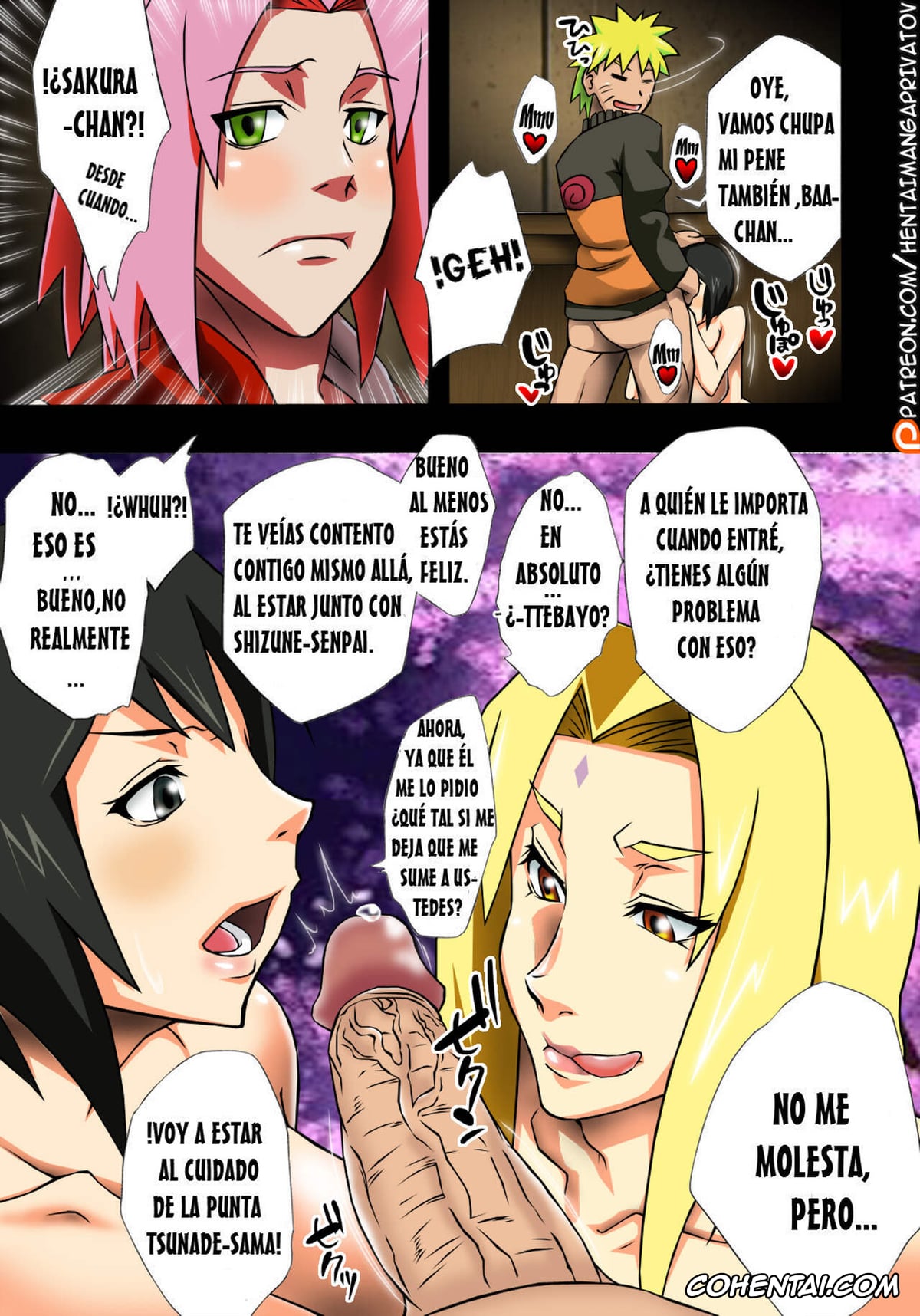 NARUTO porno, Naruto Uzumaki porno, Sakura Haruno porno, Shizune porno, Tsunade porno, Konoha Saboten (Naruto), pagina 8