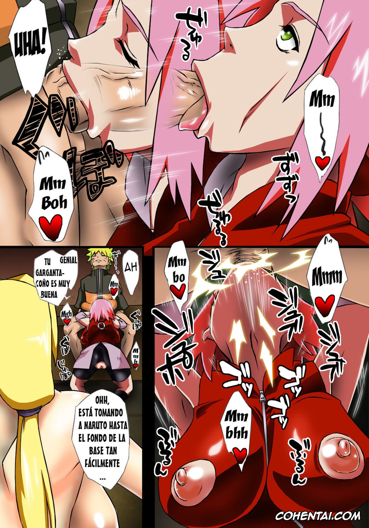 NARUTO hentai, Naruto Uzumaki hentai, Sakura Haruno hentai, Shizune hentai, Tsunade hentai, Konoha Saboten (Naruto), pagina 18