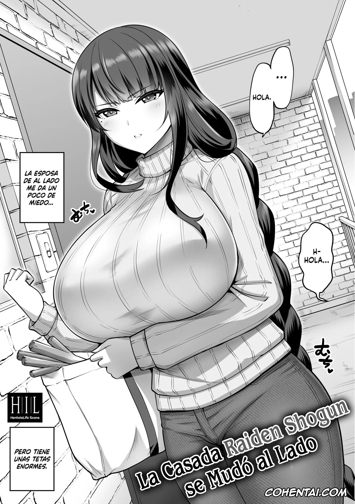 Genshin Impact xxx, Aether xxx, Raiden Shogun xxx, Kabe no Usui Apart no Rinshitsu ni Hitozuma Raiden Shogun ga Hikkoshite Kita (Genshin Impact), pagina 1
