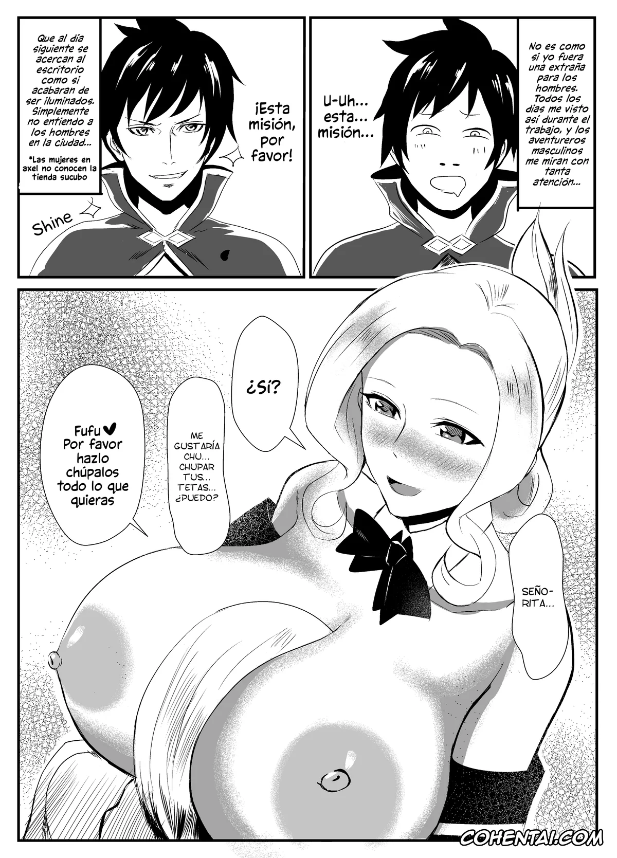 Kono Subarashii Sekai ni Syukufuku o! hentai, Luna hentai, Uketsukejou to Chiisana Boukensha (Kono Subarashii Sekai ni Syukufuku o!), pagina 9