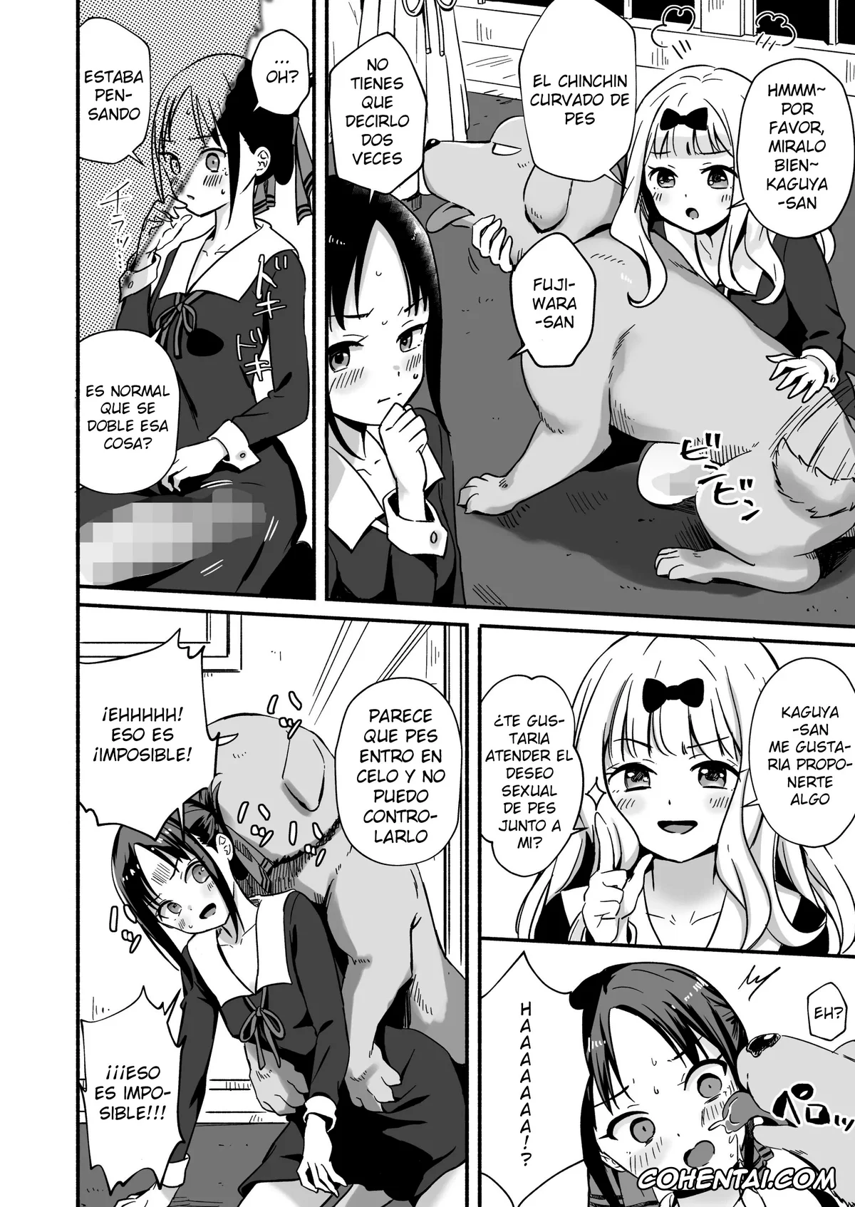 Kaguya-Sama Wa Kokurasetai | Kaguya-Sama Love Is War hentai, Chika Fujiwara hentai, Kaguya Shinomiya hentai, Kaguya-san Ni Pas No Seishori wo Tetsudatte itadakimashita (Kaguya-sama wa Kokurasetai), pagina 3