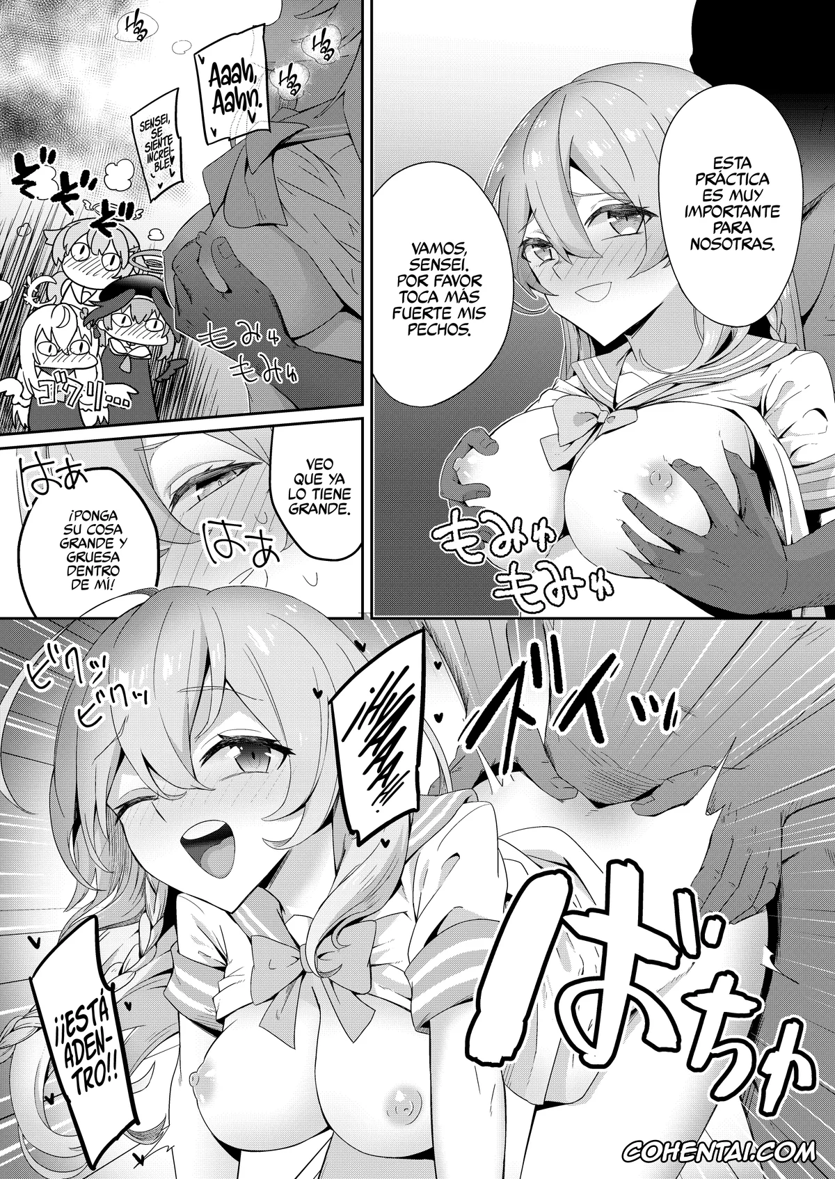 Blue Archive hentai, Azusa Shirasu hentai, Hanako Urawa hentai, Hifumi Ajitani hentai, Koharu Shimoe hentai, Houkago 4-ten-mori (Blue Archive), pagina 3