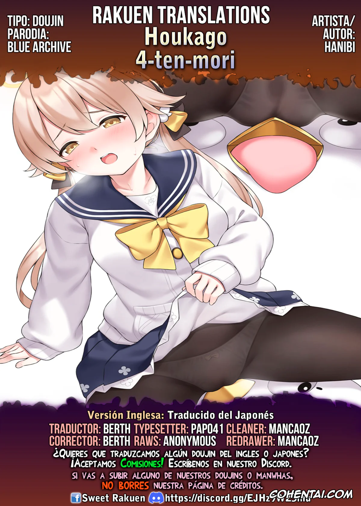 Blue Archive porno, Azusa Shirasu porno, Hanako Urawa porno, Hifumi Ajitani porno, Koharu Shimoe porno, Houkago 4-ten-mori (Blue Archive), pagina 17