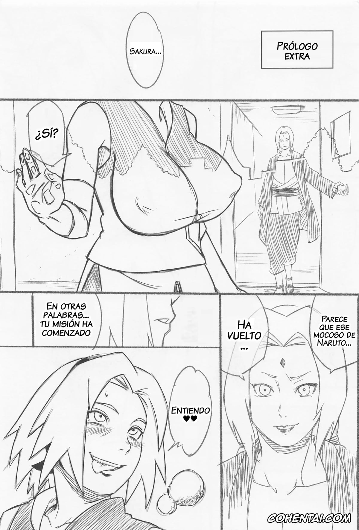 NARUTO porno, Naruto Uzumaki porno, Sakura Haruno porno, Hyakugo no Jutsu (Naruto), pagina 2