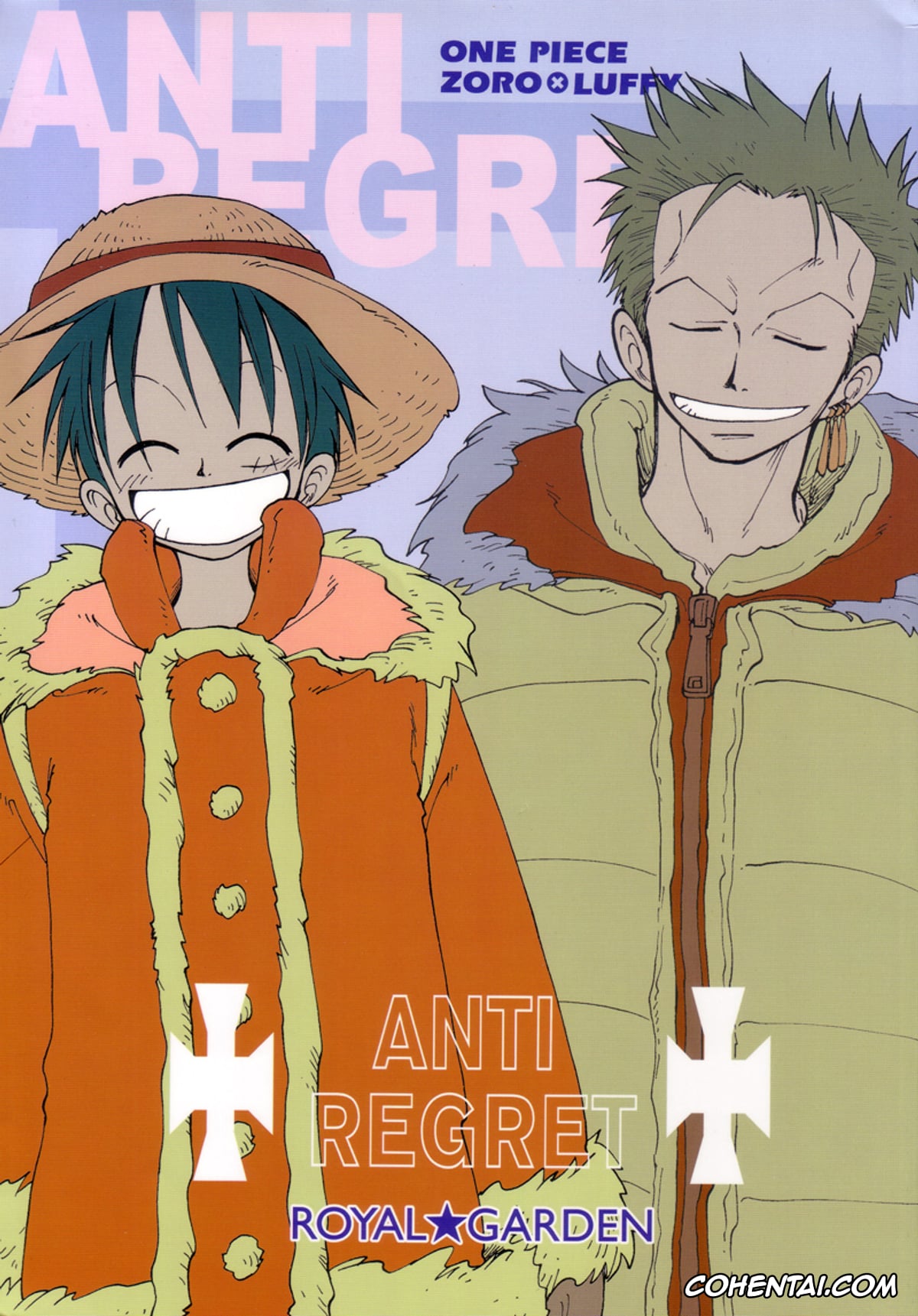 One Piece xxx, Monkey D. Luffy xxx, Roronoa Zoro xxx, ANTI REGRET (One Piece), pagina 1