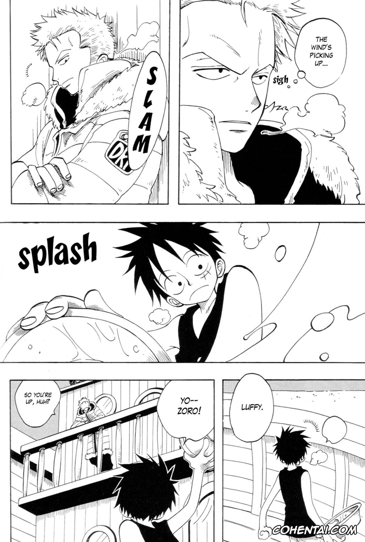 One Piece porno, Monkey D. Luffy porno, Roronoa Zoro porno, ANTI REGRET (One Piece), pagina 5