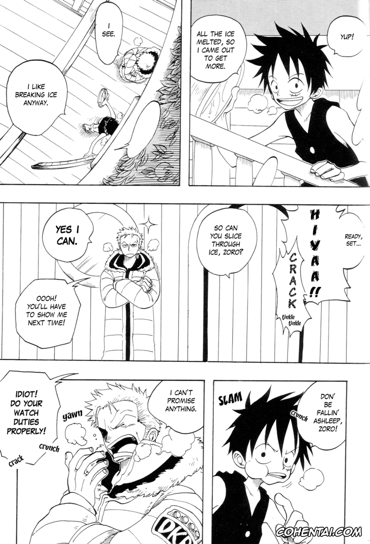 One Piece hentai, Monkey D. Luffy hentai, Roronoa Zoro hentai, ANTI REGRET (One Piece), pagina 6