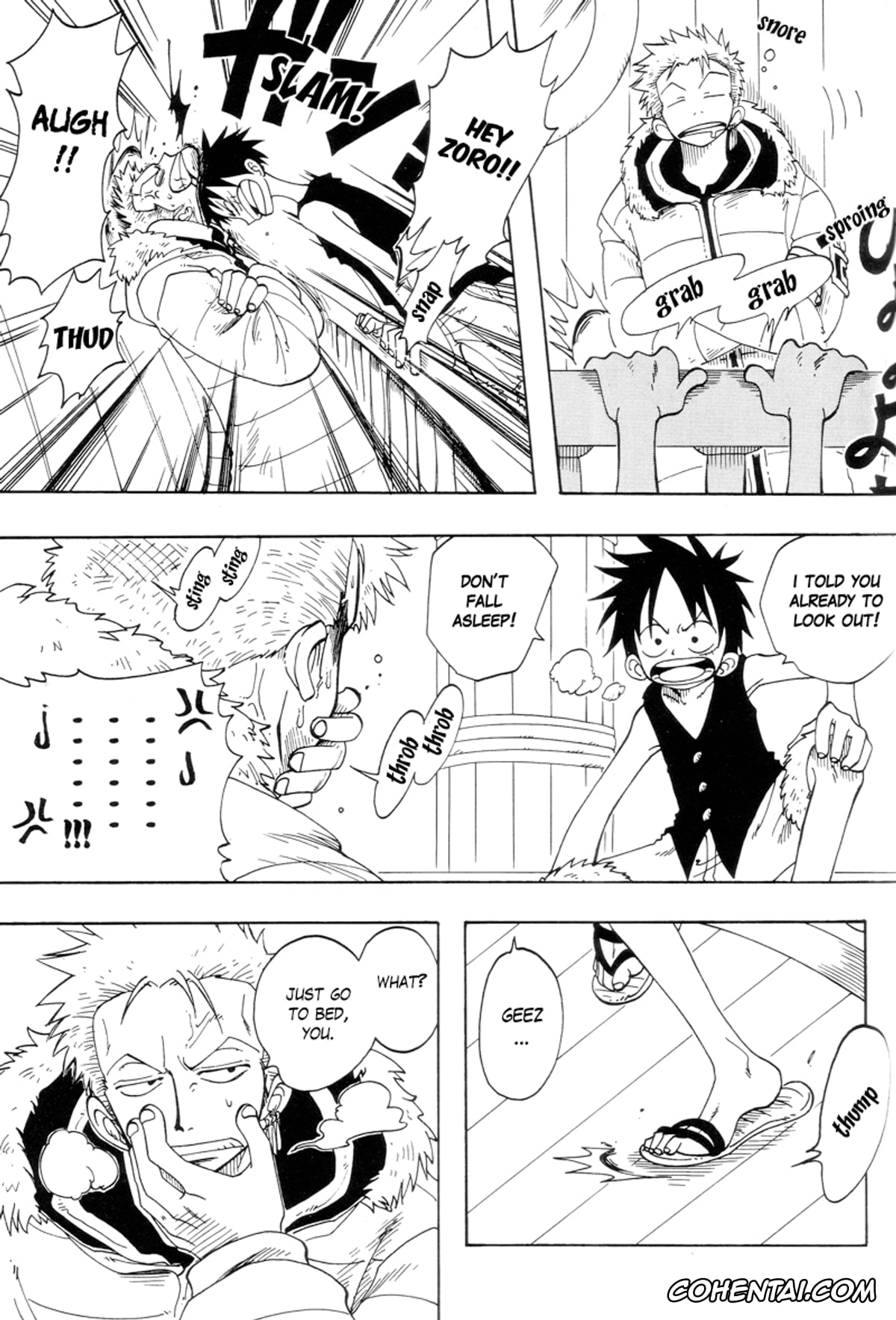 One Piece porno, Monkey D. Luffy porno, Roronoa Zoro porno, ANTI REGRET (One Piece), pagina 8