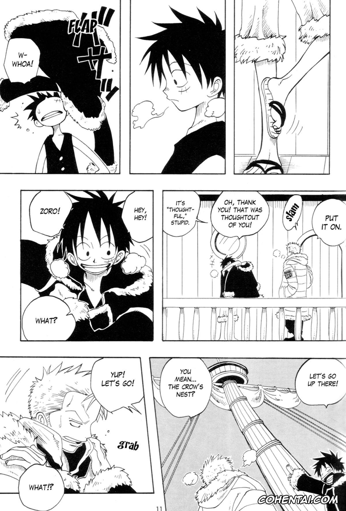 One Piece xxx, Monkey D. Luffy xxx, Roronoa Zoro xxx, ANTI REGRET (One Piece), pagina 10