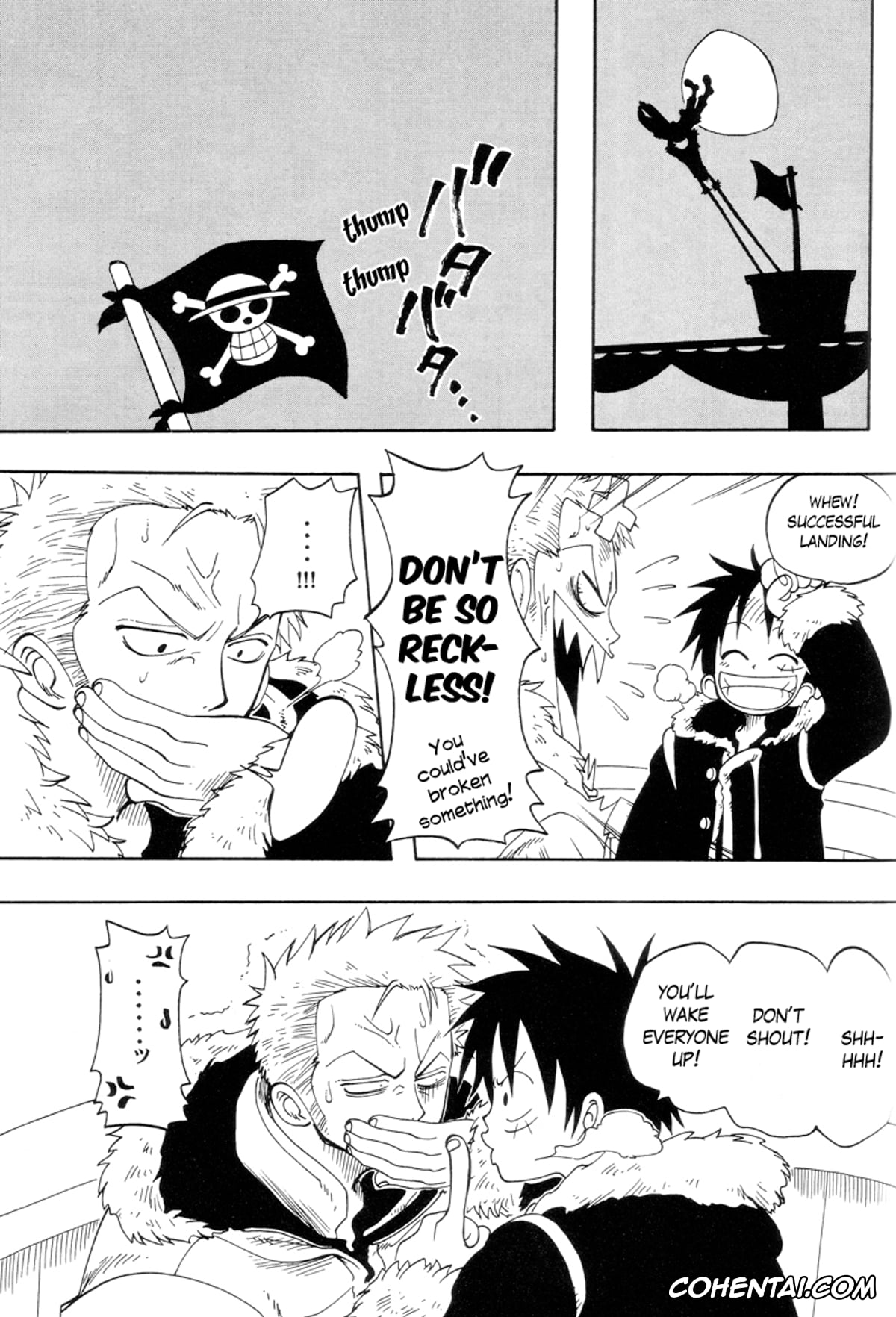 One Piece hentai, Monkey D. Luffy hentai, Roronoa Zoro hentai, ANTI REGRET (One Piece), pagina 12