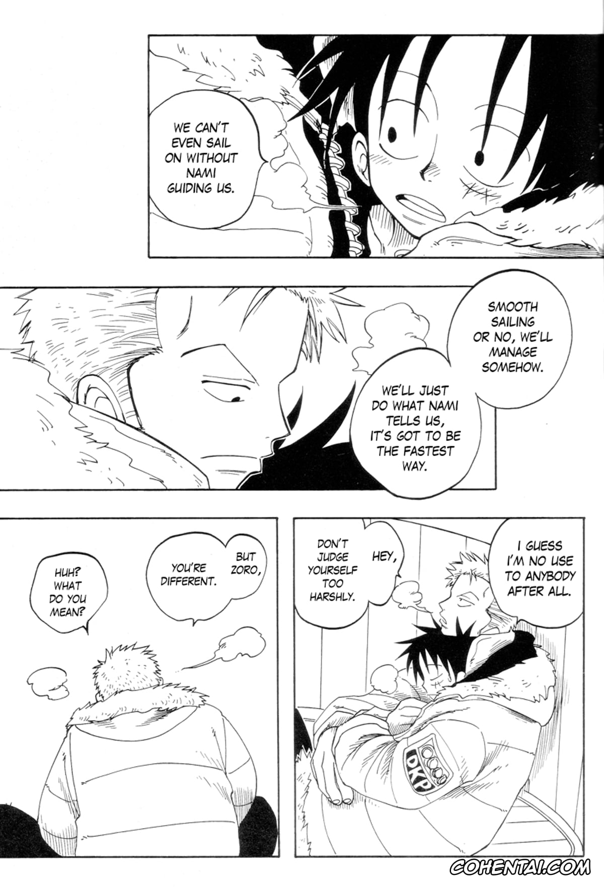 One Piece xxx, Monkey D. Luffy xxx, Roronoa Zoro xxx, ANTI REGRET (One Piece), pagina 16