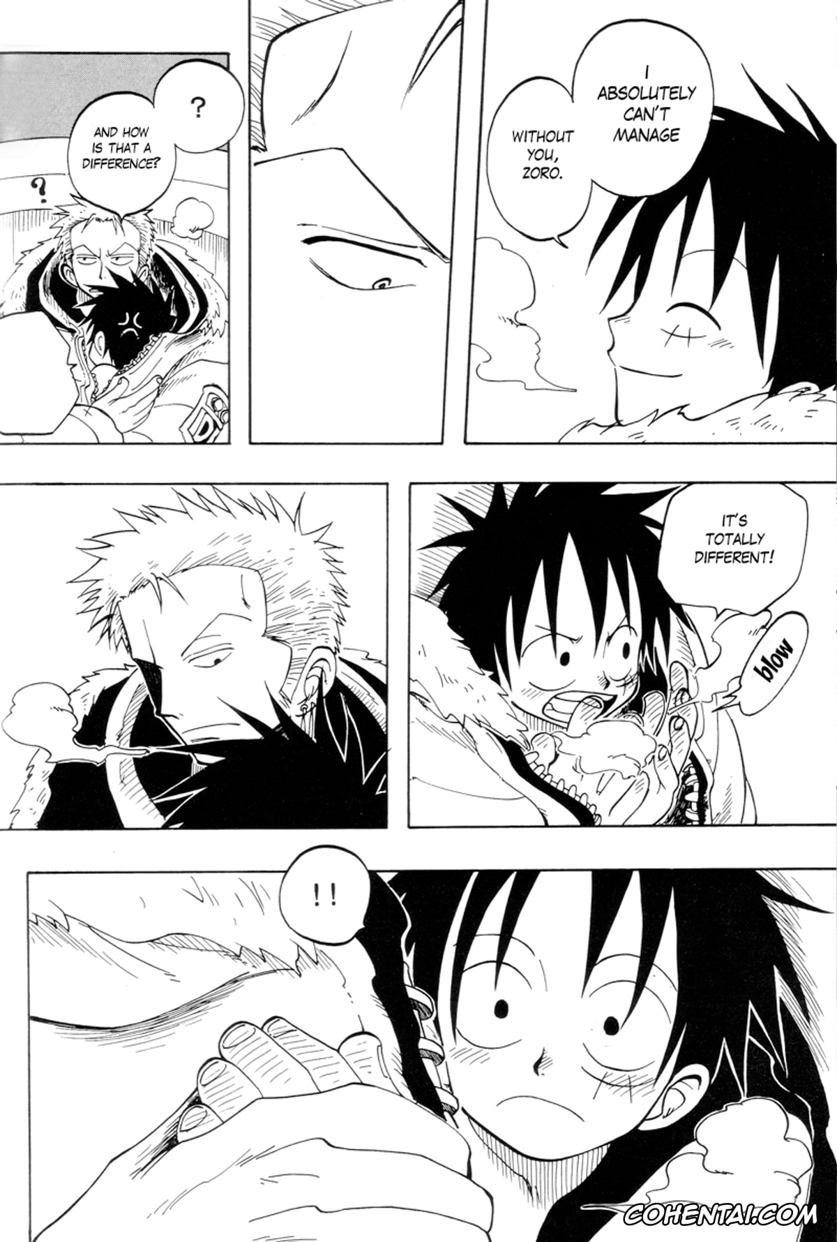 One Piece porno, Monkey D. Luffy porno, Roronoa Zoro porno, ANTI REGRET (One Piece), pagina 17