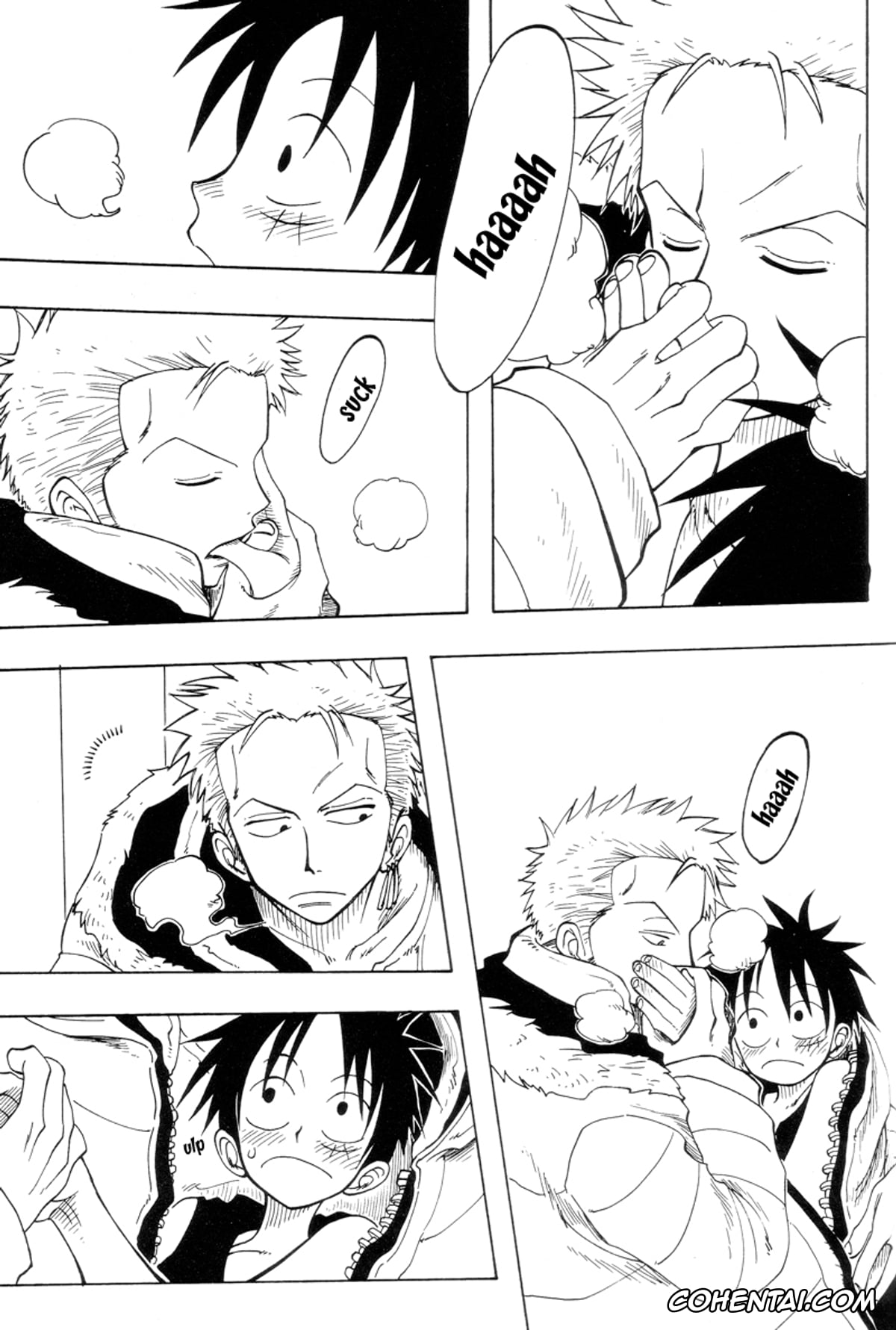 One Piece hentai, Monkey D. Luffy hentai, Roronoa Zoro hentai, ANTI REGRET (One Piece), pagina 18