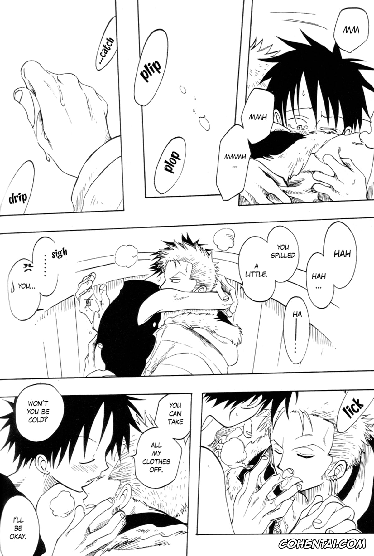 One Piece porno, Monkey D. Luffy porno, Roronoa Zoro porno, ANTI REGRET (One Piece), pagina 23
