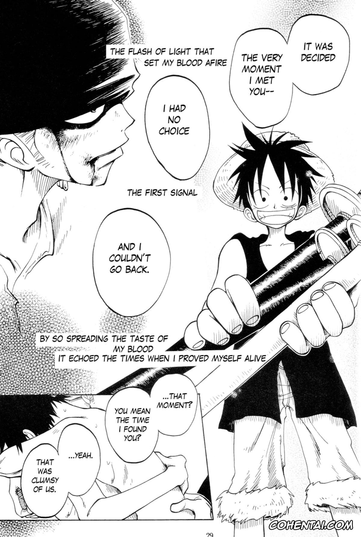 One Piece xxx, Monkey D. Luffy xxx, Roronoa Zoro xxx, ANTI REGRET (One Piece), pagina 28