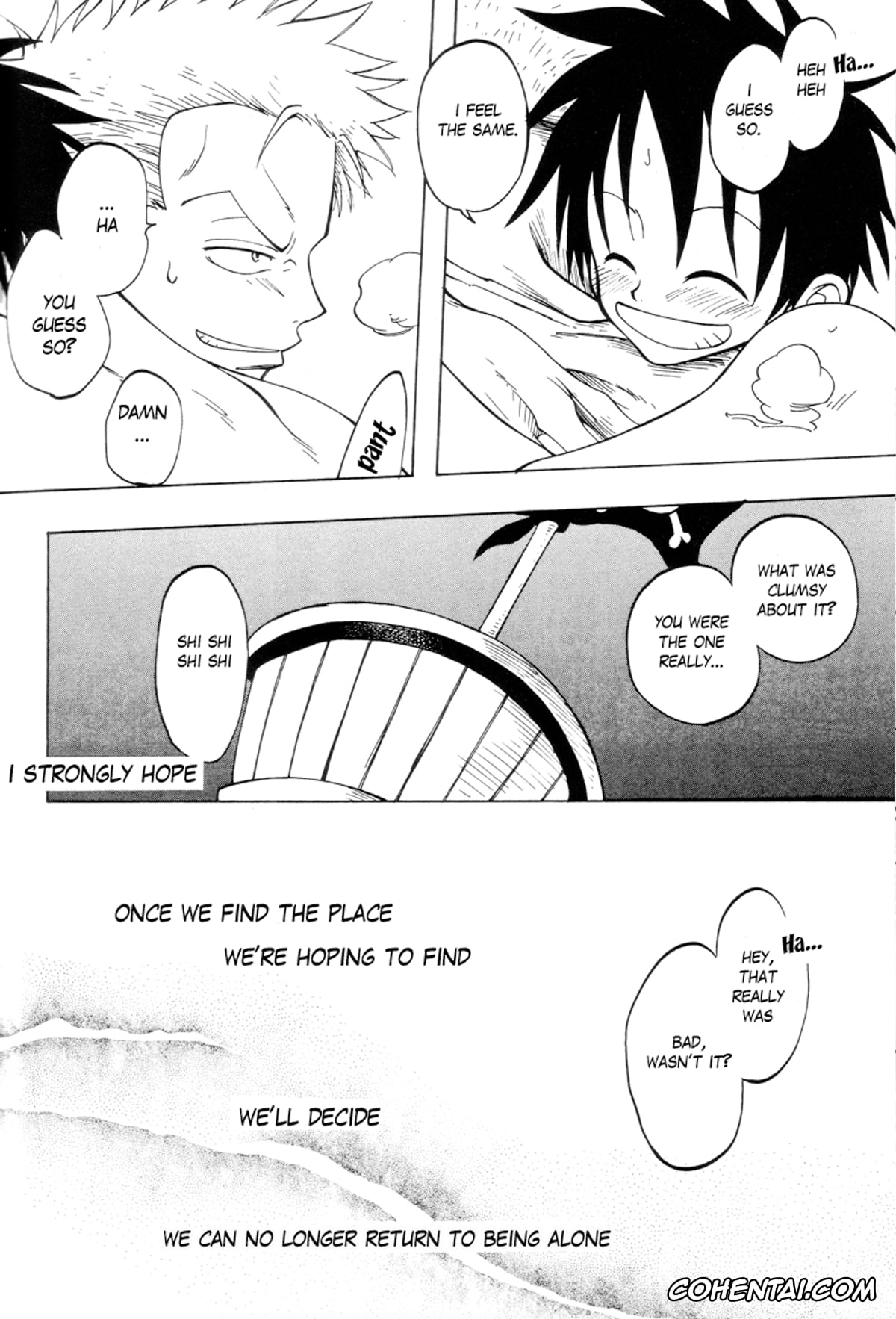 One Piece porno, Monkey D. Luffy porno, Roronoa Zoro porno, ANTI REGRET (One Piece), pagina 29