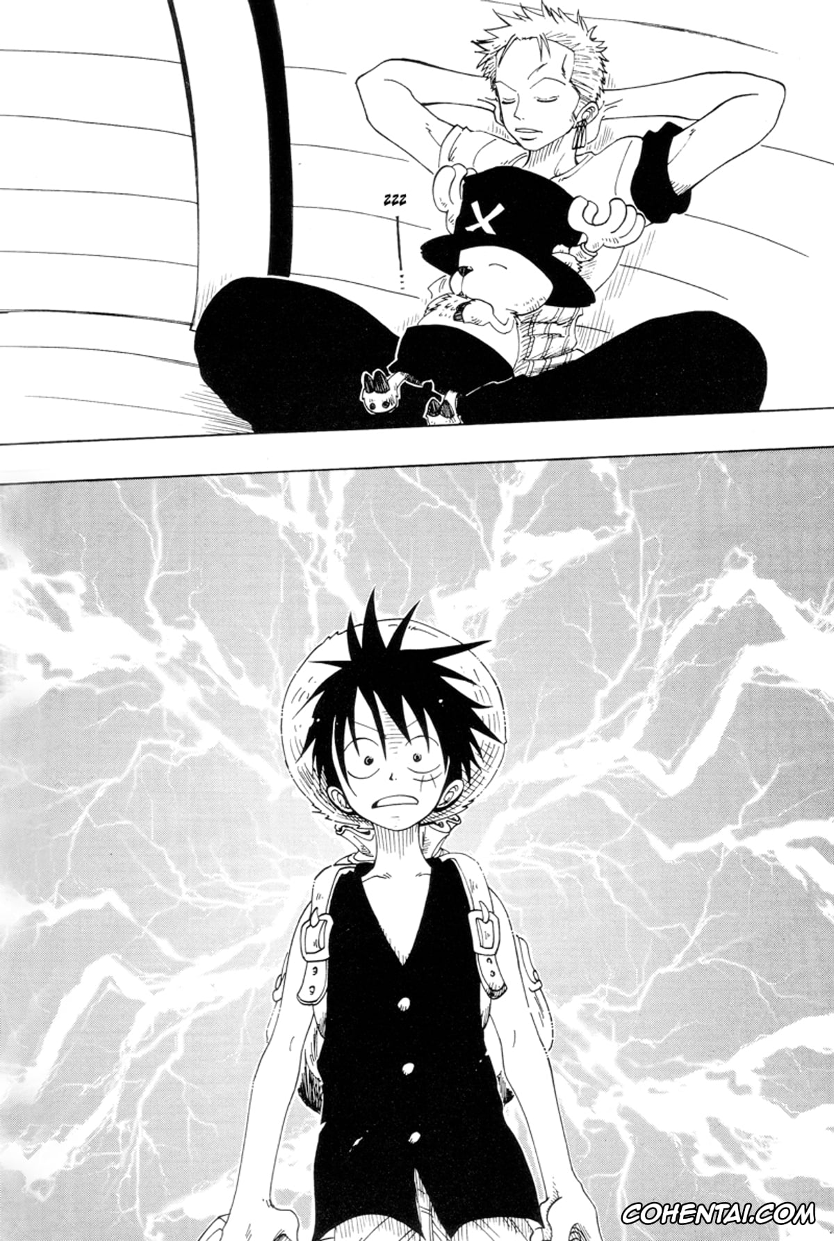 One Piece hentai, Monkey D. Luffy hentai, Roronoa Zoro hentai, ANTI REGRET (One Piece), pagina 39