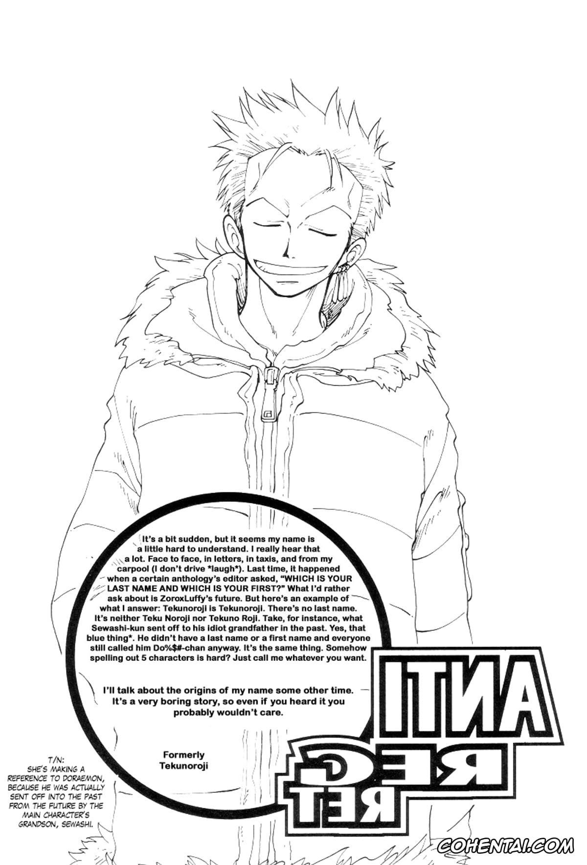 One Piece xxx, Monkey D. Luffy xxx, Roronoa Zoro xxx, ANTI REGRET (One Piece), pagina 43