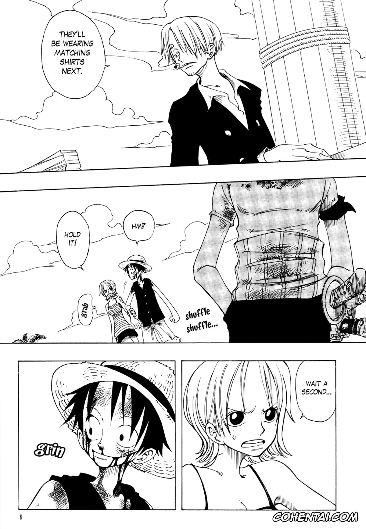One Piece porno, Monkey D. Luffy porno, Roronoa Zoro porno, DYNAMITE WOLVES (One Piece), pagina 5