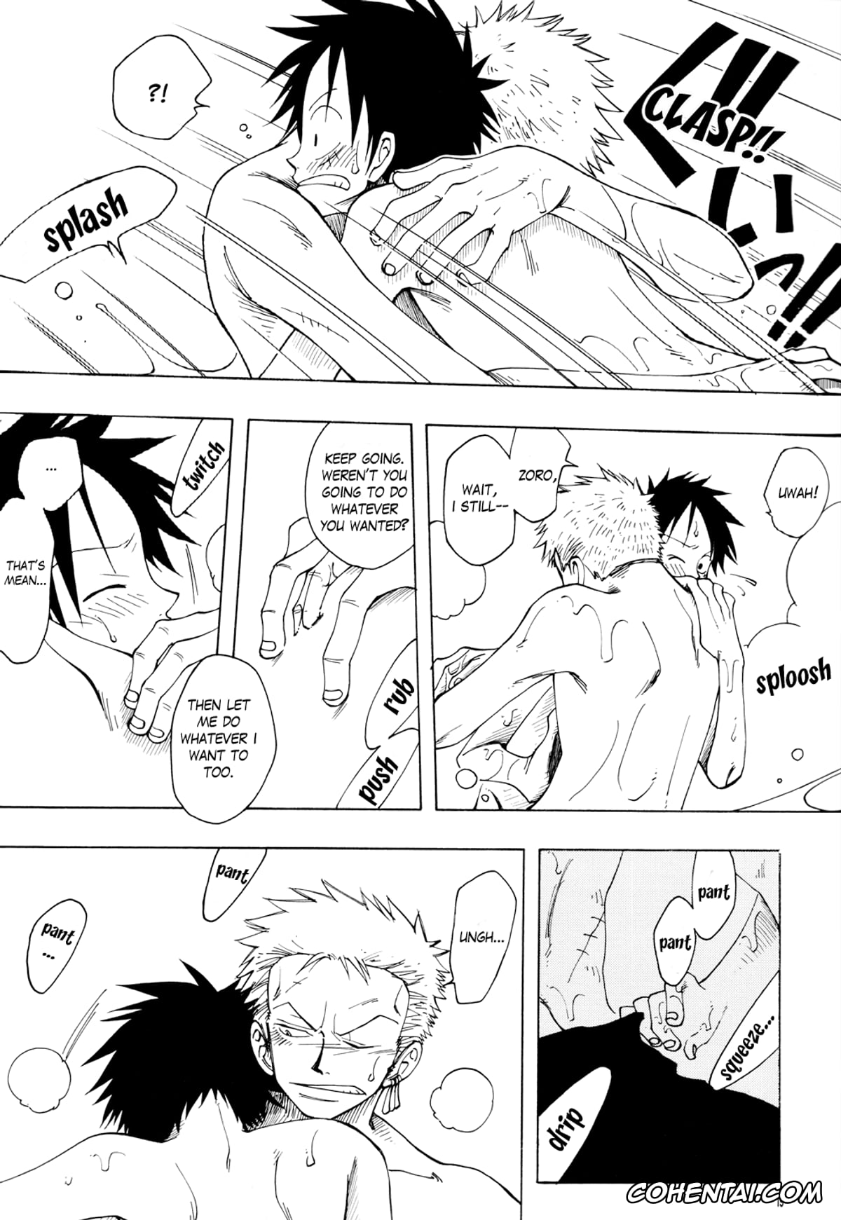 One Piece hentai, Monkey D. Luffy hentai, Roronoa Zoro hentai, DYNAMITE WOLVES (One Piece), pagina 18