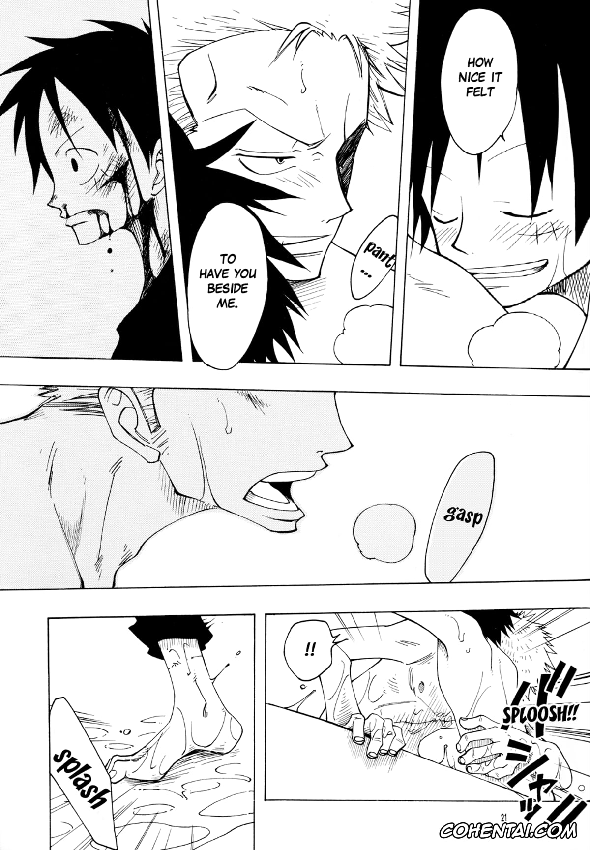 One Piece porno, Monkey D. Luffy porno, Roronoa Zoro porno, DYNAMITE WOLVES (One Piece), pagina 20