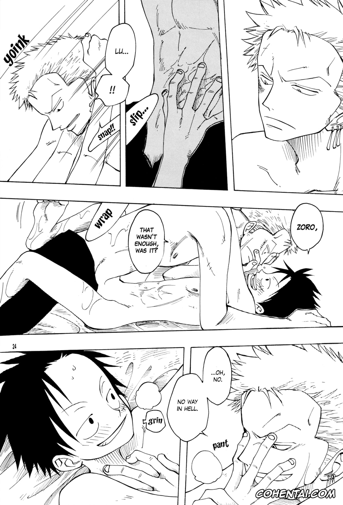 One Piece porno, Monkey D. Luffy porno, Roronoa Zoro porno, DYNAMITE WOLVES (One Piece), pagina 23