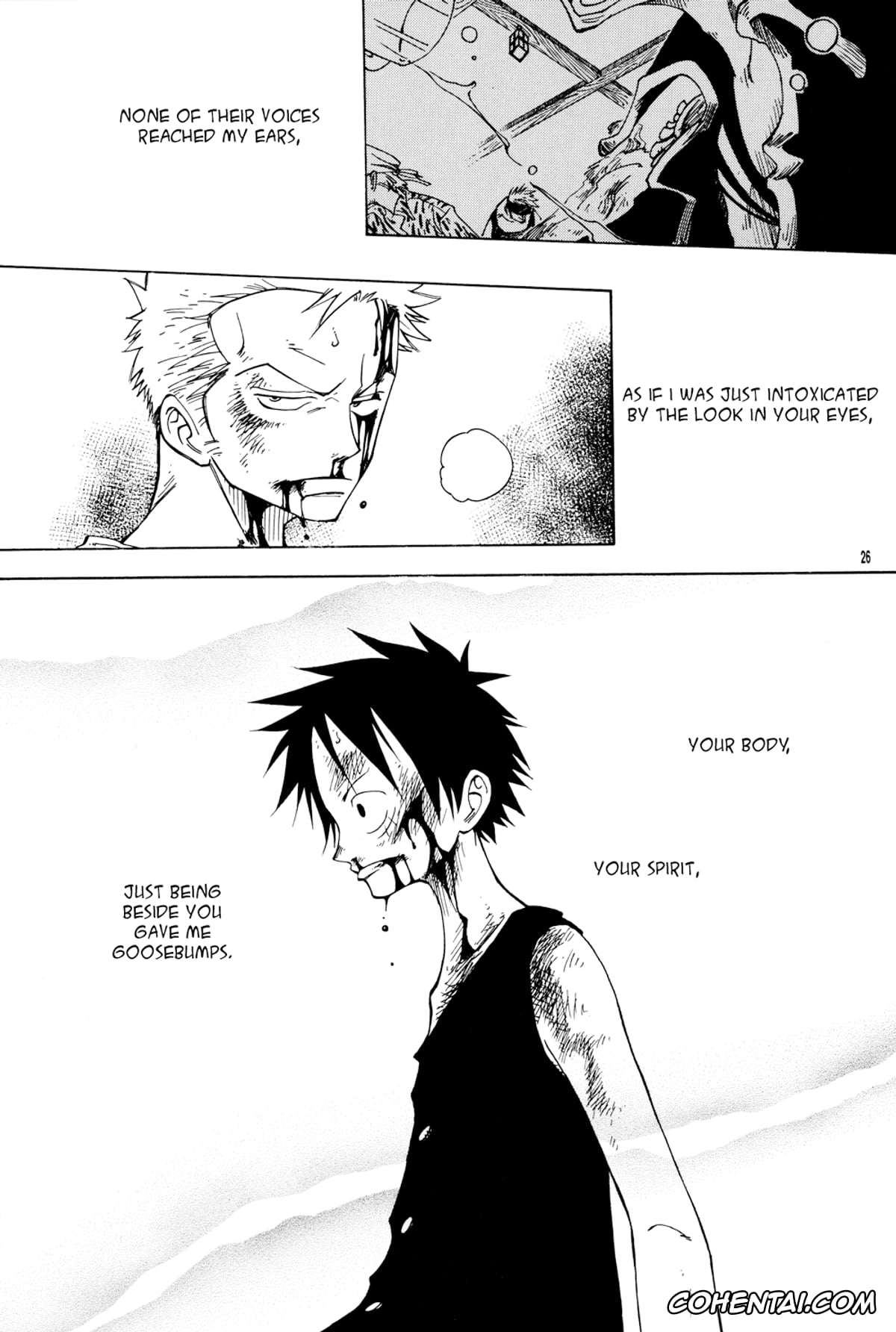 One Piece xxx, Monkey D. Luffy xxx, Roronoa Zoro xxx, DYNAMITE WOLVES (One Piece), pagina 25