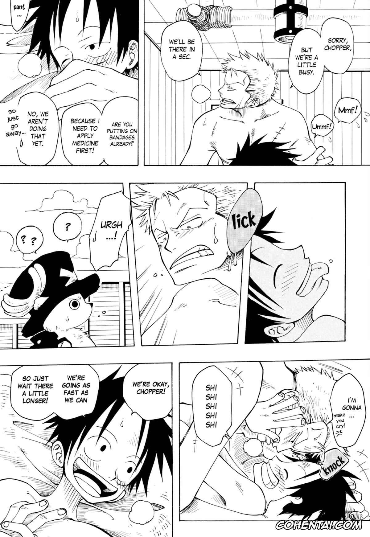 One Piece xxx, Monkey D. Luffy xxx, Roronoa Zoro xxx, DYNAMITE WOLVES (One Piece), pagina 28