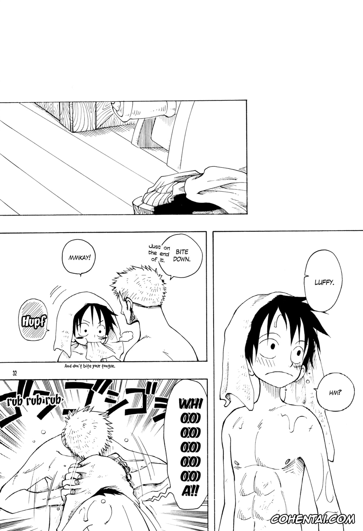 One Piece xxx, Monkey D. Luffy xxx, Roronoa Zoro xxx, DYNAMITE WOLVES (One Piece), pagina 31
