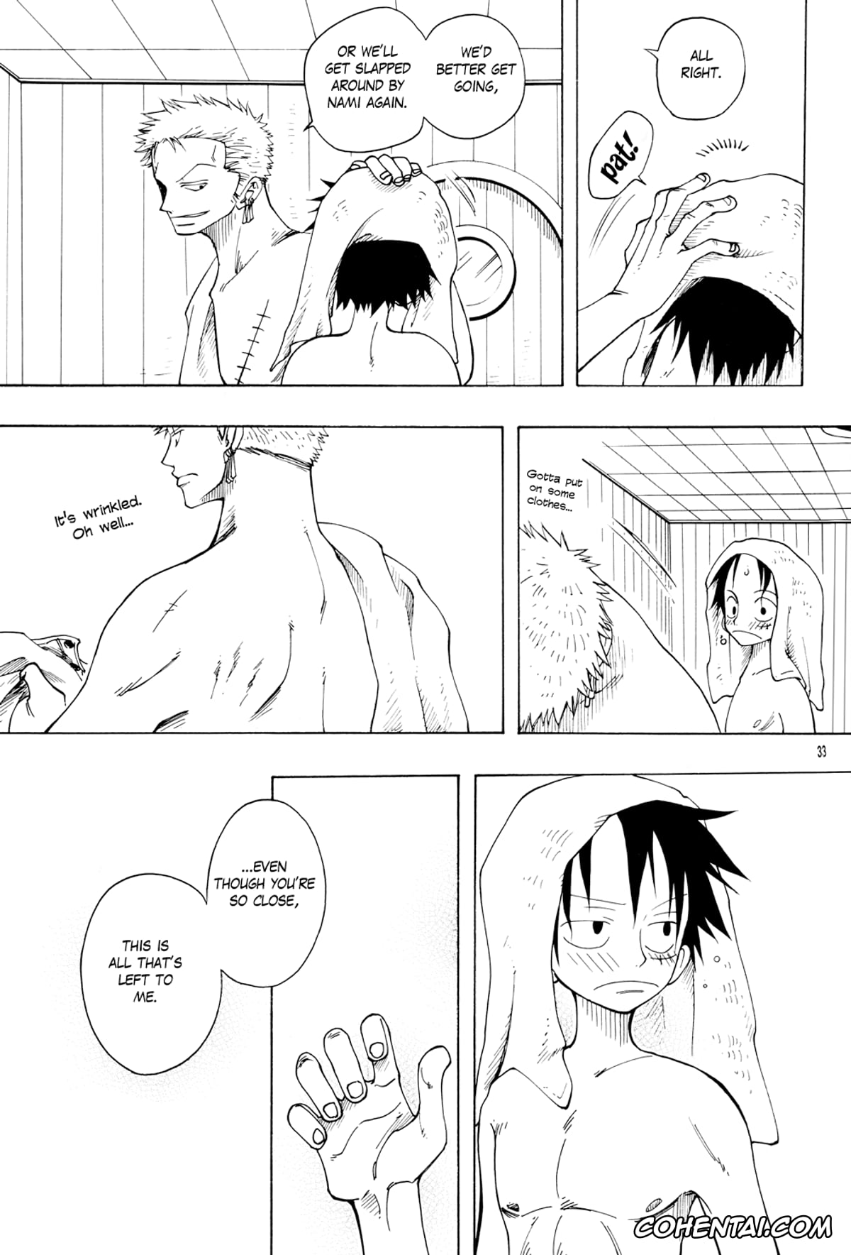 One Piece porno, Monkey D. Luffy porno, Roronoa Zoro porno, DYNAMITE WOLVES (One Piece), pagina 32