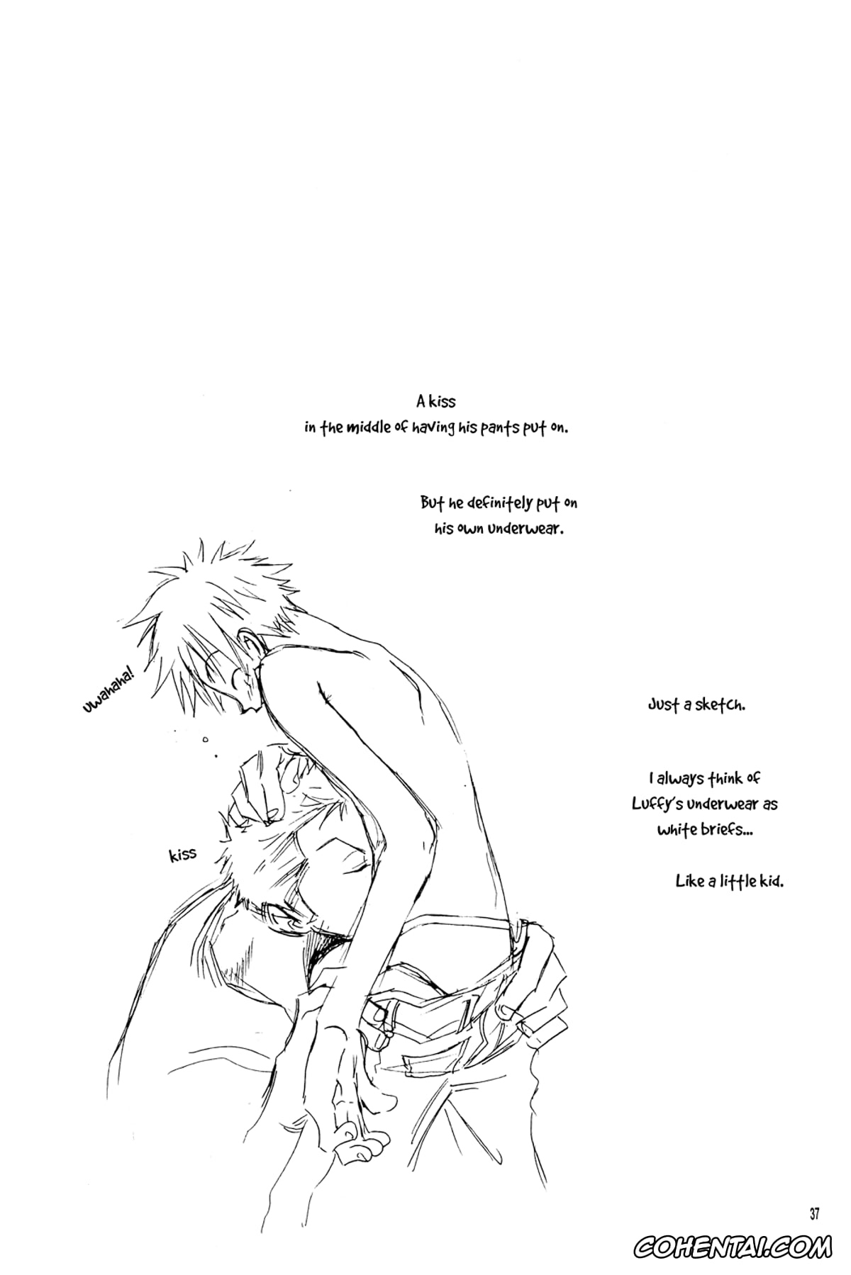 One Piece hentai, Monkey D. Luffy hentai, Roronoa Zoro hentai, DYNAMITE WOLVES (One Piece), pagina 36