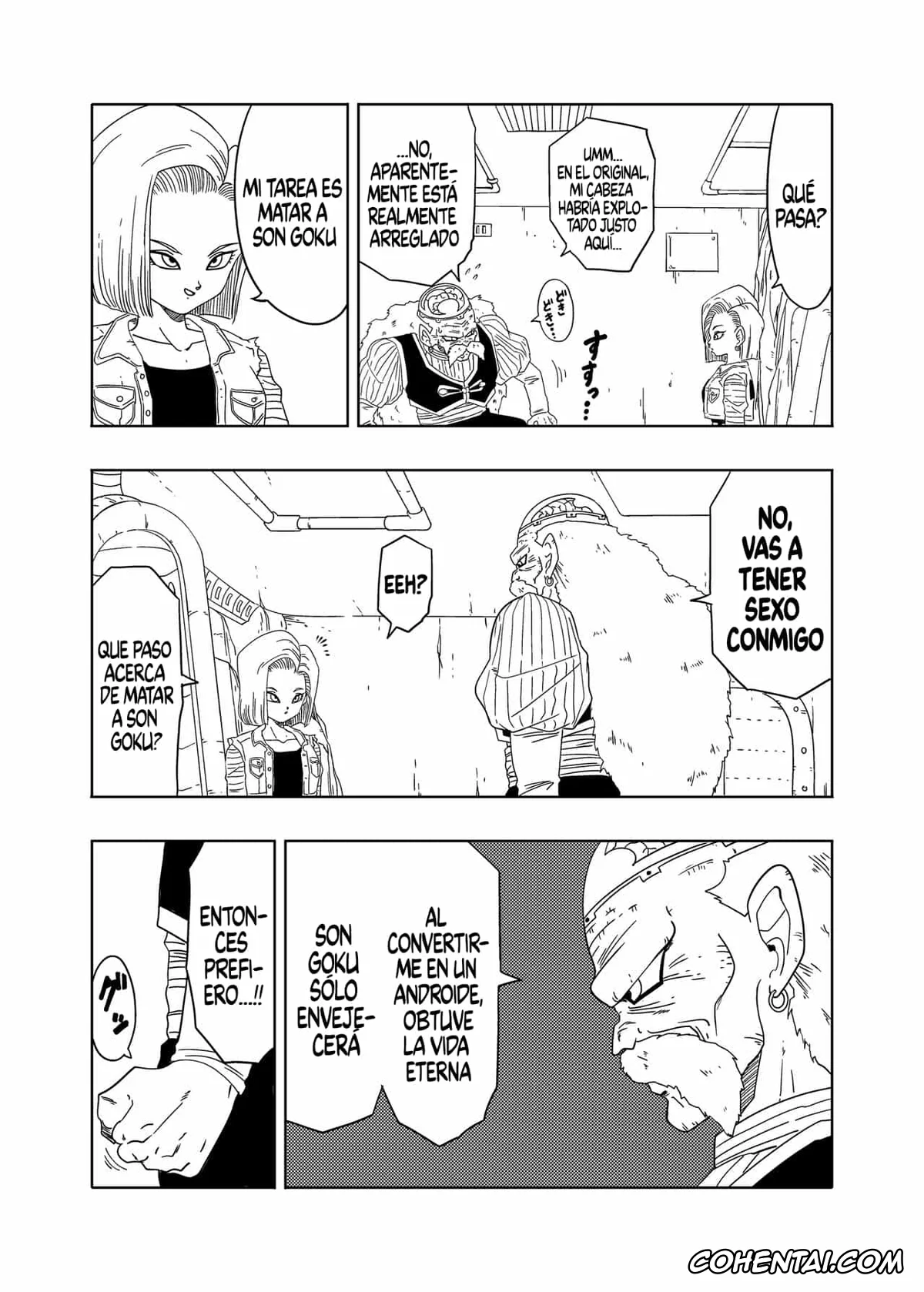 Dragon Ball Z hentai, Android 18 hentai, Dr. Gero hentai, DB-X Doctor Gero x Android 18 (Dragon Ball Z), pagina 3