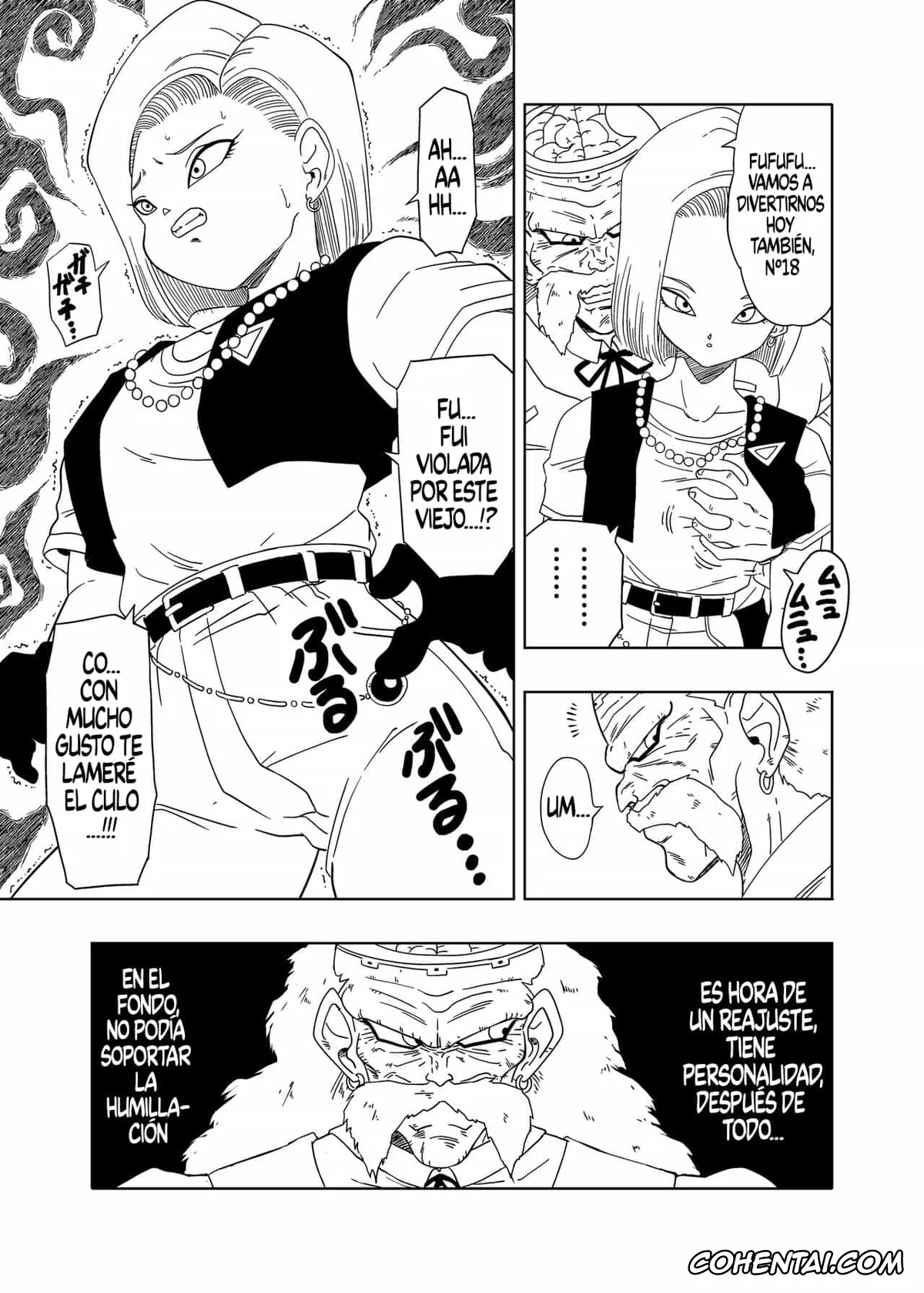 Dragon Ball Z hentai, Android 18 hentai, Dr. Gero hentai, DB-X Doctor Gero x Android 18 (Dragon Ball Z), pagina 21